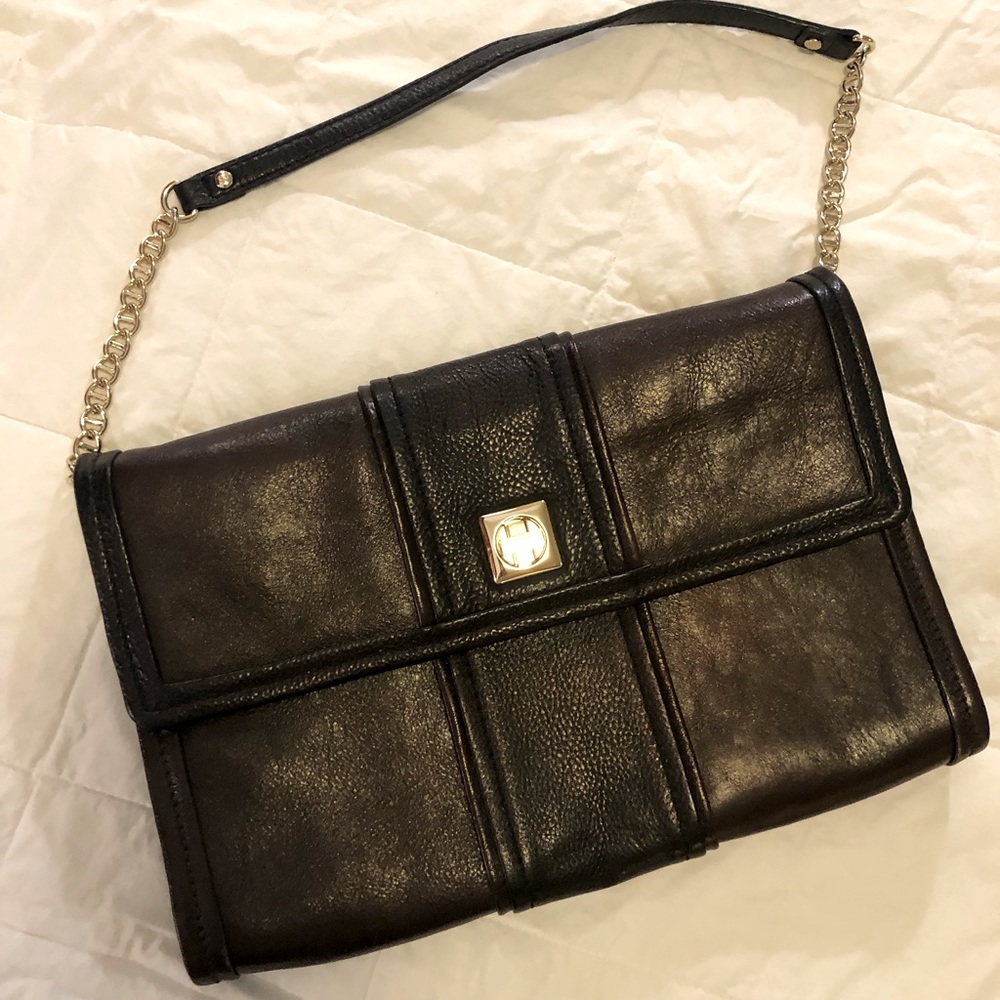 Kate Spade leather Paola bag, brown/black, EUC
